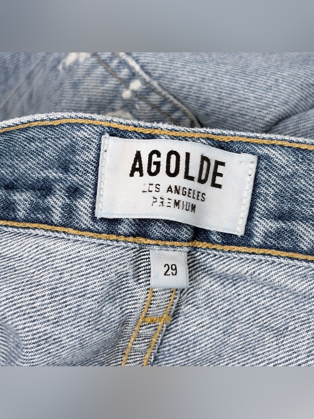 Agolde 90’s Mid Rise Straight Jeans - Picture 5 of 9